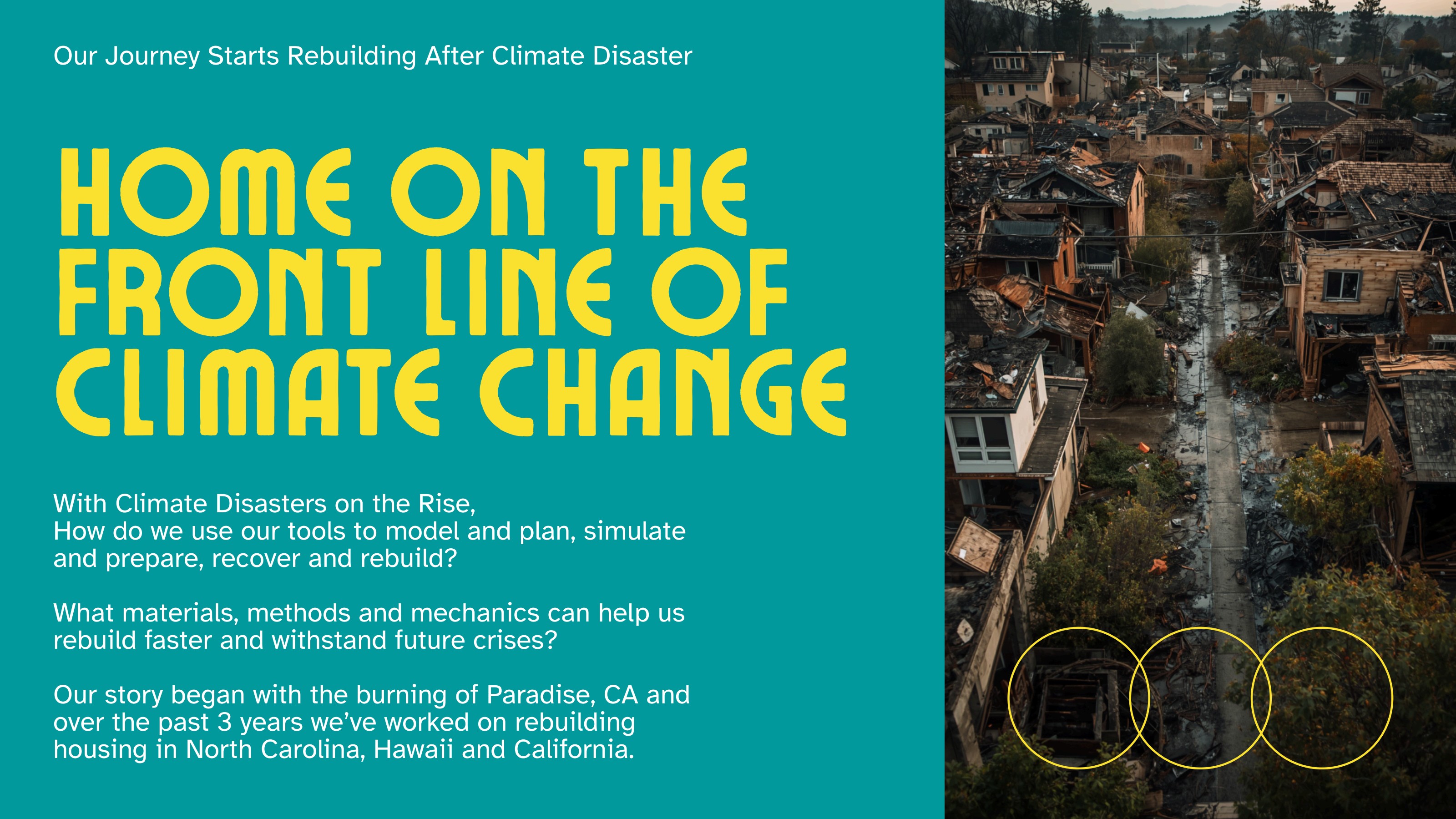 Home on the front line of climate change