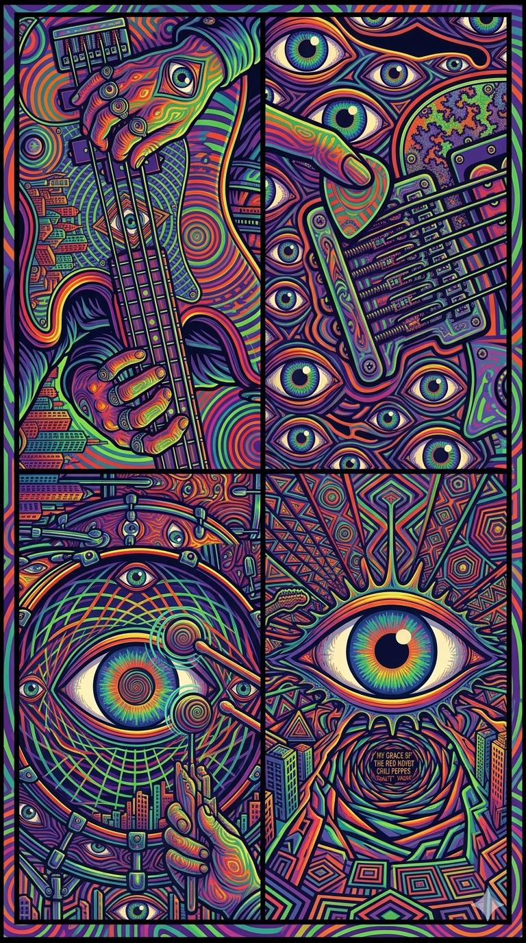 Op-Art Quad